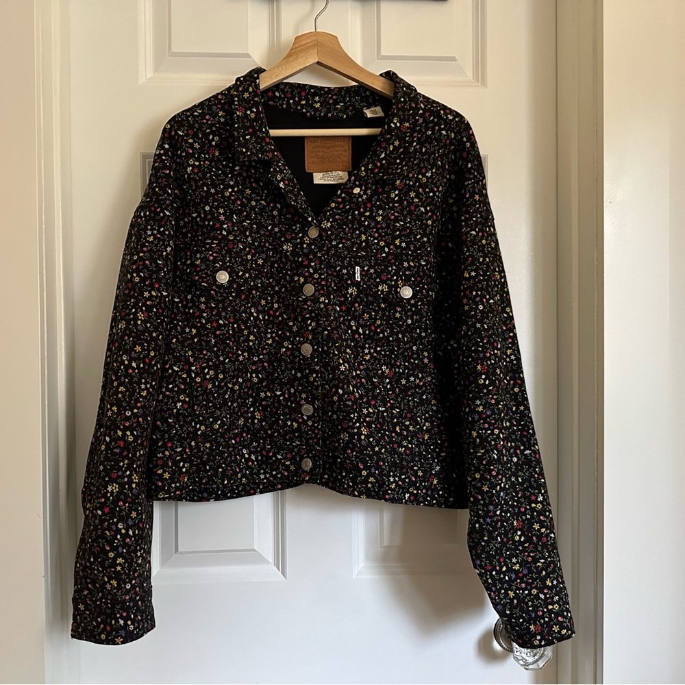 Levi's Floral Denim Jacket